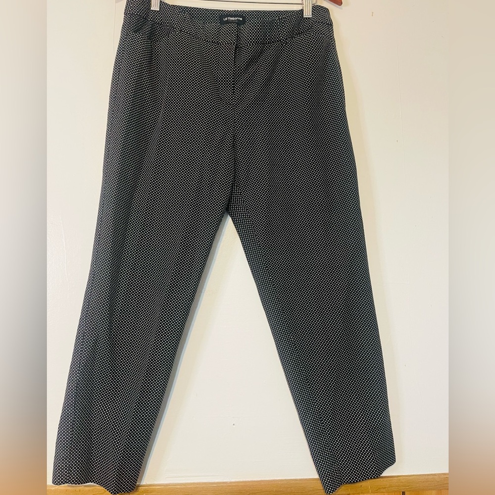 Liz Claiborne Black and White Career Pants